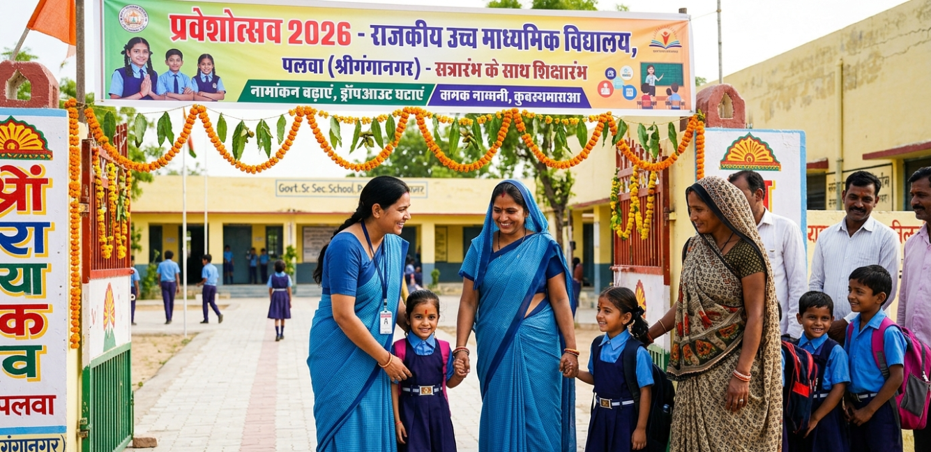 राजस्थान में 'प्रवेशोत्सव 2026' का आगाज़: घर-घर पहुँच रही है शिक्षा की अलख, जानें क्या है सरकार का खास प्लान